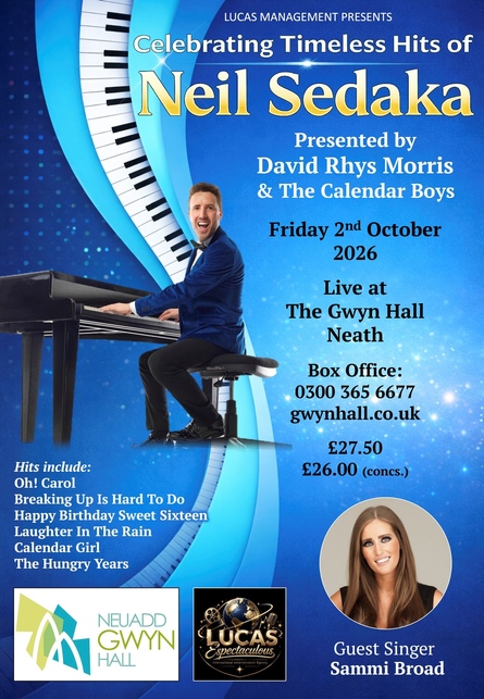 Lucas Management Presents Celebrating Timeless Hits Of Neil Sedaka 