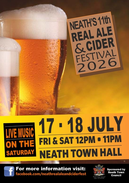 Neath Real Ale Cider Festival  Weekend Ticket 
